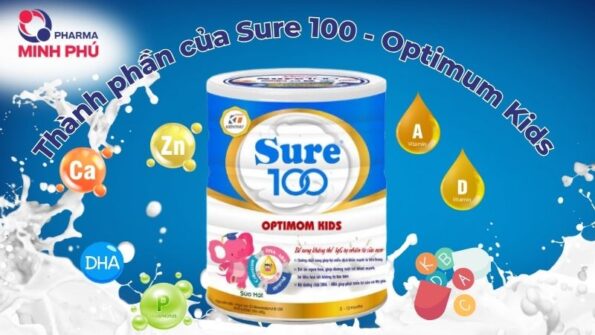 Thành phần chứa trong sure 100 optimum kids