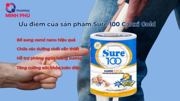 Ưu điểm của sản phẩm Sure 100 Canxi Gold