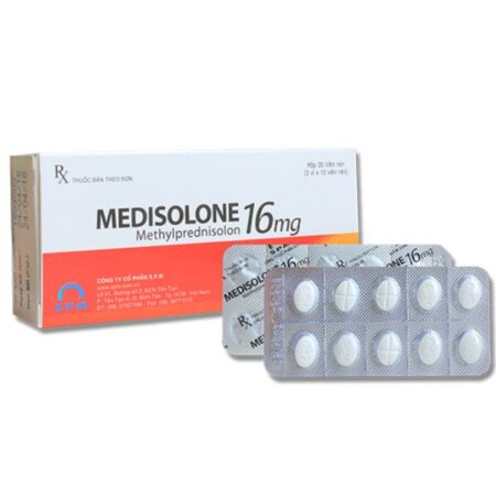 Medisolone 16mg T/294H/3vỉ/10v